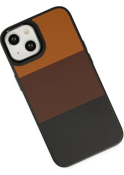 iPhone 14 Plus Kılıf King Kapak - Taba-Siyah - A6969-9669 modelleri