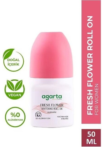 Agarta Doğal Roll-On Fresh Flower 50 ml