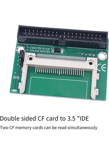 Çift Cf'den Ide Adaptör Kartına Kompakt Flash SSD Kartından 3,5 Inç Ide Dizüstü Bilgisayar SSD HDD Adaptör Kartına (Yurt Dışından) fiyatları