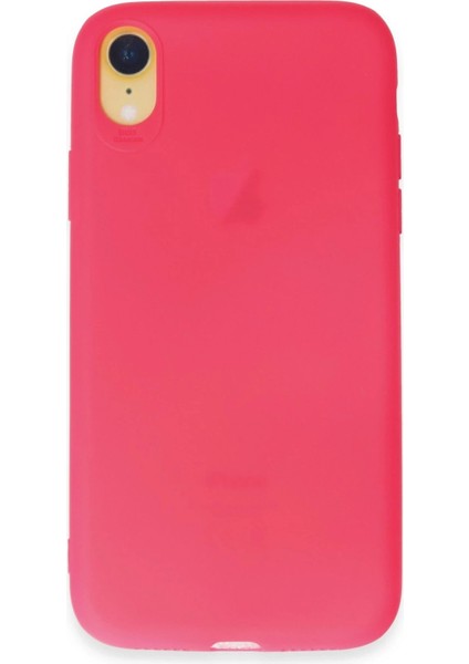 iPhone Xr Kılıf First Silikon - Pembe - A5942-8038