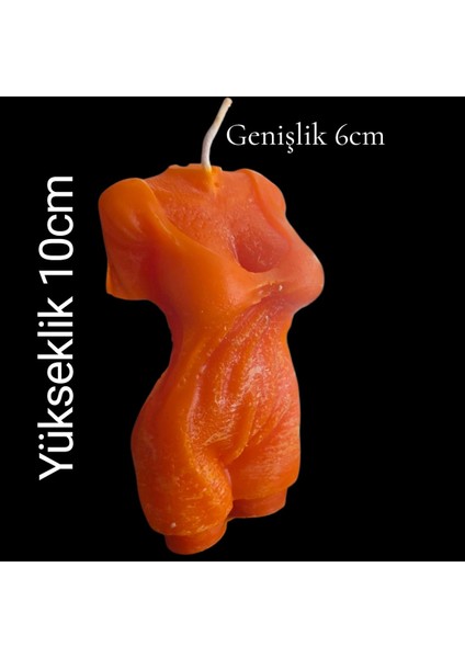 Dekoratif Aşkkraliçesi Figürü Mum