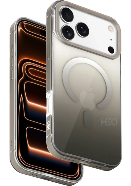 Apple iPhone 17 Pro Max HBC-395 Altai Magsafe Kapak - Titan Gri