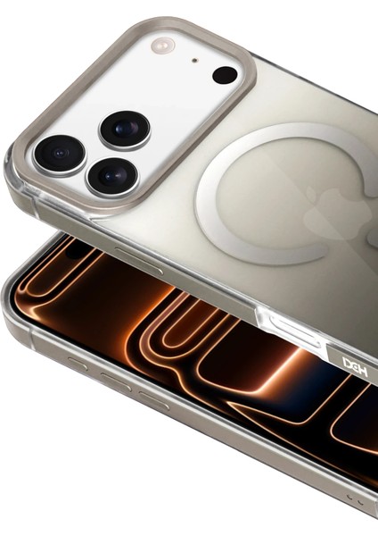 Apple iPhone 17 Pro Max HBC-395 Altai Magsafe Kapak - Titan Gri fiyatları