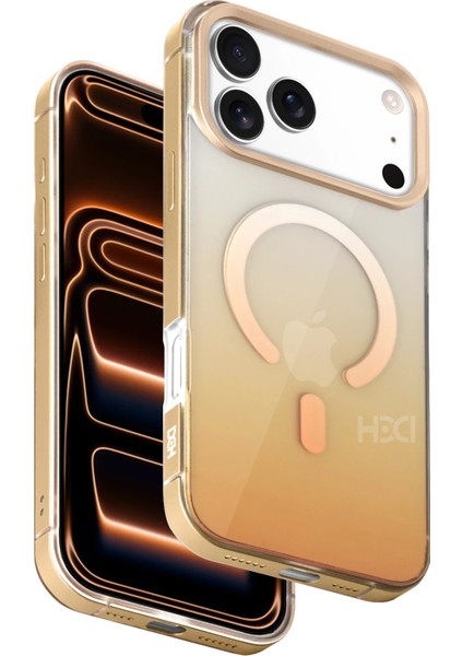 Apple iPhone 17 Pro Max HBC-395 Altai Magsafe Kapak - Çöl Titanyum