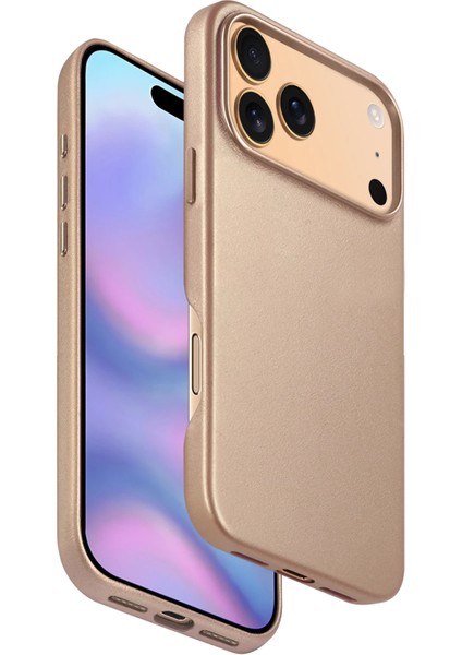 Apple iPhone 17 Pro HBC-242 Dividing Magsafe Kapak - Çöl Titanyum