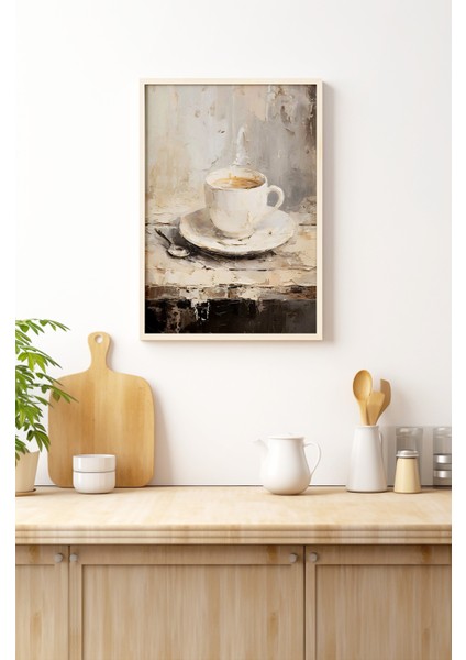 Ahşap Çerçeveli Mdf Tek Tablo Mutfak Dekoru Tablo (Kendi Tablo Setinizi Oluşturacağınız Liste) 23 x 32 Çerçeveli 1061