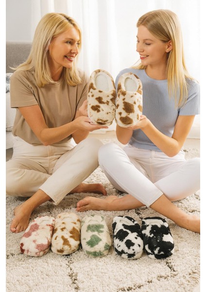 3'lü Set Kadın Kışlık Peluş Ev Terliği Yumuşak Sessiz Taban Günlük Terlik fiyatları