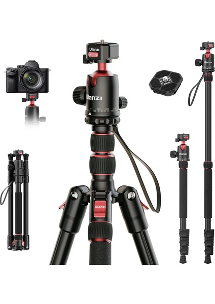 TT31 Claw Quick Release Kamera Tripod ve Monopod