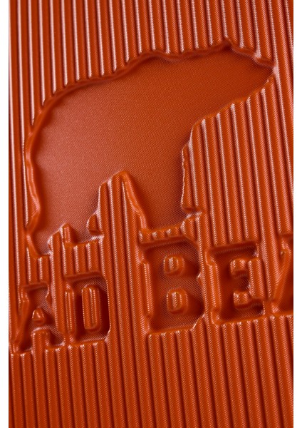Logo Turuncu 3'lü Tekerlekli Abs Valiz Seti indirimleri