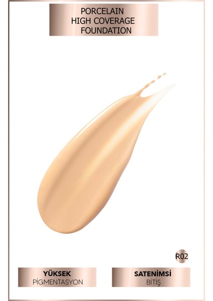 Porcelain High Coverage Foundation