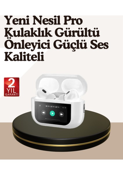 Dokunmatik Kontrollü Gürültü Önleyici Bluetooth Kulaklık Şarj Göstergeli