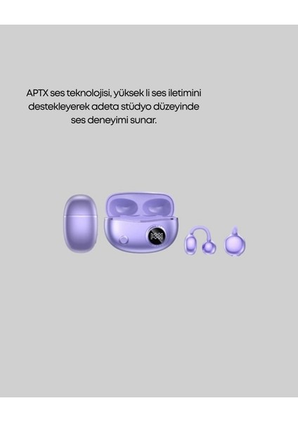 YXG10 Klipsli Açık Kulaklık – Spor Için Uygun, Aptx Ses, Ergonomik Yapı fiyatları