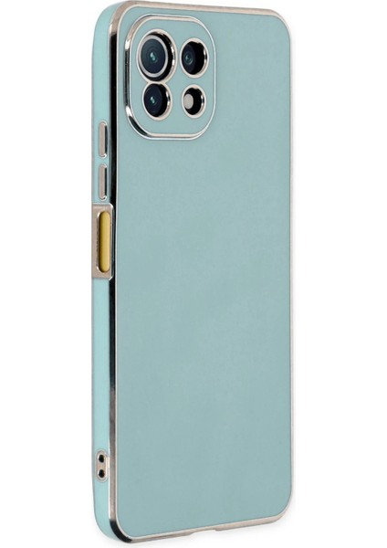 Xiaomi Mi 11 Lite Kılıf Volet Silikon - Açık Yeşil - A9546-5429