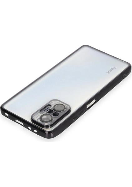 Xiaomi Redmi Note 10 Pro Kılıf Lensli Silikon - Siyah - A7932-9081 modelleri