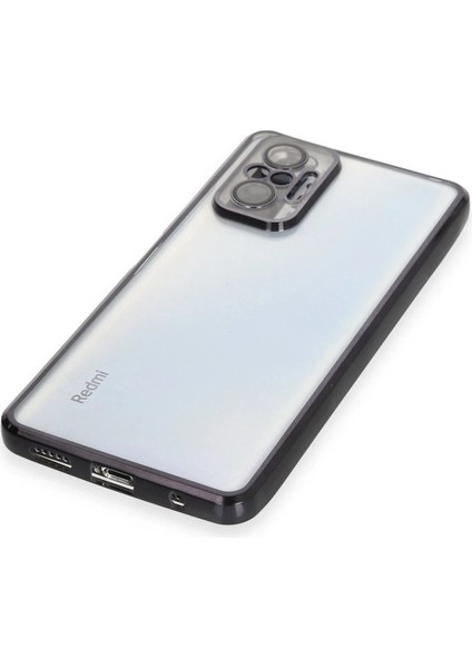 Xiaomi Redmi Note 10 Pro Kılıf Lensli Silikon - Siyah - A7932-9081 fırsatları