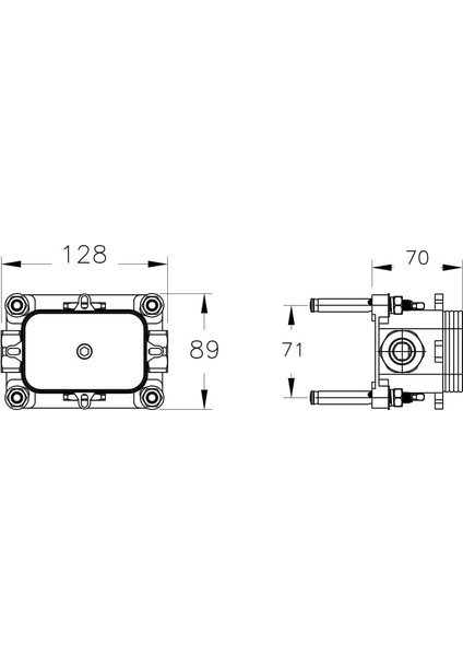 Vitra Duş Başlığı Strato 2f Duş Başlığı, Sıva Altı Grubu, Krom fiyatları