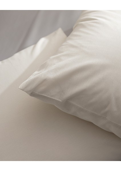 Manon %100 Pamuk Yastık Kılıfı Seti - Ekru indirimleri