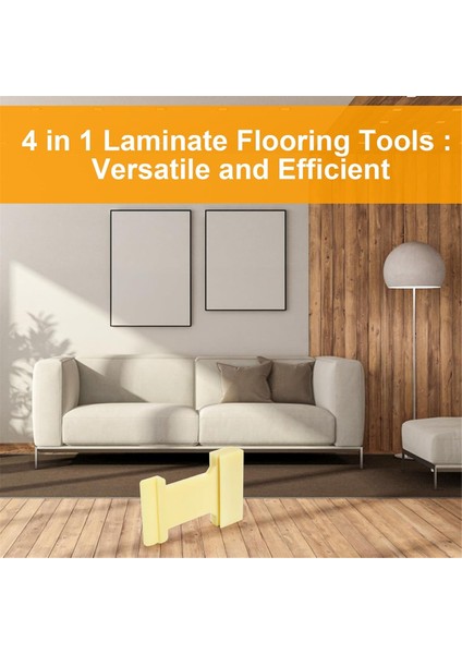 2'li Paket 4'ü 1 Arada Döşeme Aletleri, Ahşap Zemin Döşeme Talimat Bloğu (Yurt Dışından) indirimleri