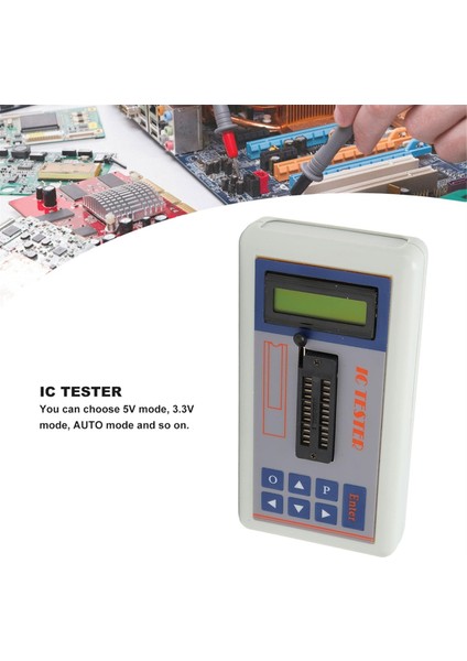 Entegre Devre Test Cihazı, 5V 3.3V Otomatik Modlu Ic Test Cihazı (Yurt Dışından) fiyatları