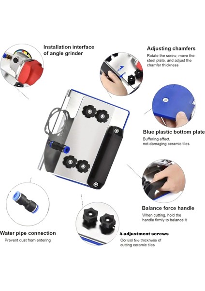 Fayans 45° Pah Kesimi Için 100 Tip Açı Taşlama Makinesi Standı Kiti (Yurt Dışından) fırsatları