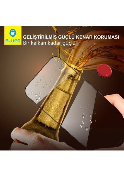 Anti-Dust App Hd iPhone 17 Air Uyumlu Ahize ve Ekran Toz Çizik Önleyici Cam Ekran Koruyucu Aparatlı