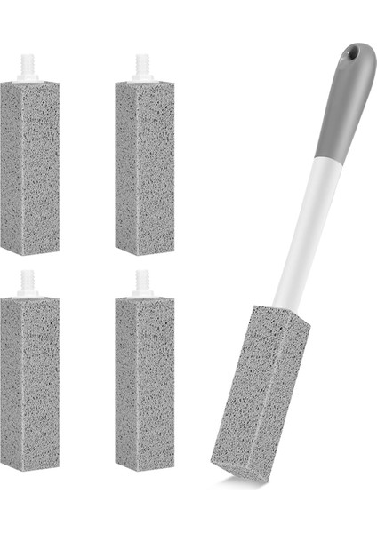 Saplı 4 Adet Tuvalet Ponza Taşı, Ponza Taşı Tuvalet Temizleyici (Yurt Dışından)