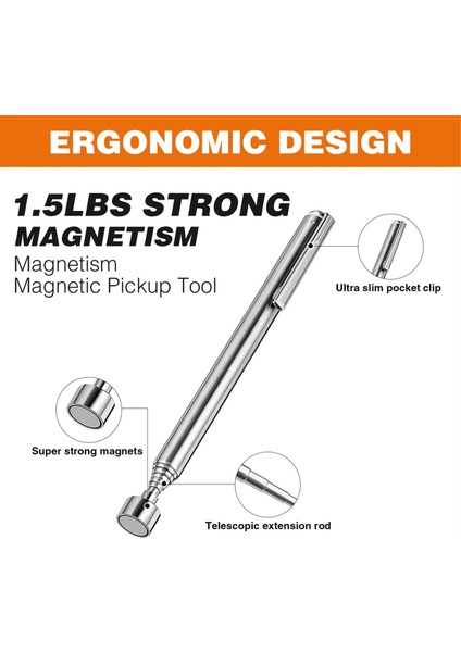 3'lü Paket Manyetik Alma Aleti, Bükülebilir Esnek Manyetik Alma Aleti (Yurt Dışından) fırsatları