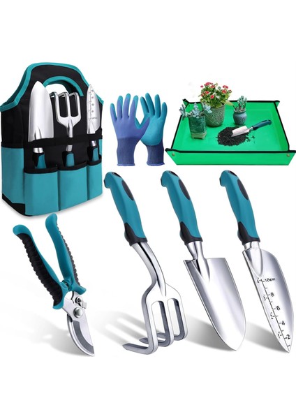 Bahçe Aletleri 7 Parça, Bahçe El Aletleri, Bahçe Aletleri Seti (Yurt Dışından)