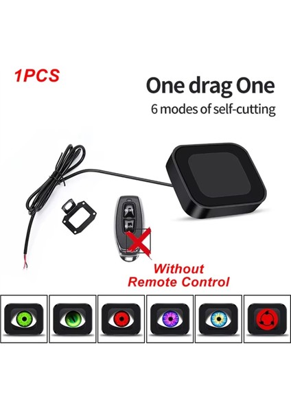 LED Şeytan Gözü Işığı Dinamik Motosiklet Aynası Şeytan Gözü Işığı B (Yurt Dışından) indirimleri