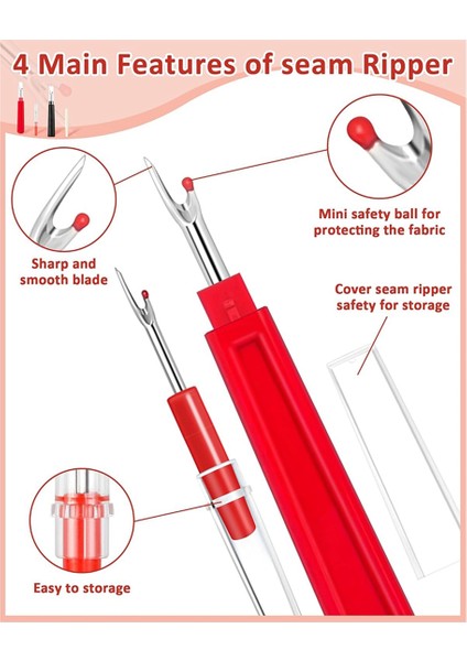 Dikiş Için Dikiş Sökücüler - 2 Büyük ve 2 Küçük Dikiş Sökücü Alet (Yurt Dışından) modelleri