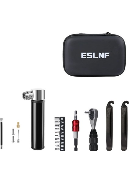 Eslnf Bisiklet Tamir Alet Seti Taşınabilir Çok Fonksiyonlu Alet Seti (Yurt Dışından)