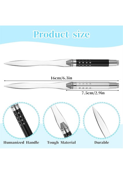 2'li Paket Metal Mektup Açacağı, Ergonomik Tutacaklı Zarf Kesici (Yurt Dışından) fırsatları