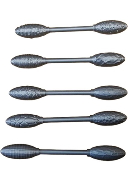 Sanat Projesi Doku Alet Seti, 5 Parçalı Oval Desen Rulosu Seti, 5 Parça (Yurt Dışından)