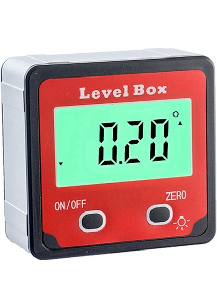 4X90 Derece 2 Düğmeli Dijital Ekran Eğim Kutusu Seviye Ölçer (Yurt Dışından)