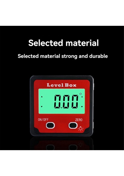 4X90 Derece 2 Düğmeli Dijital Ekran Eğim Kutusu Seviye Ölçer (Yurt Dışından) fırsatları