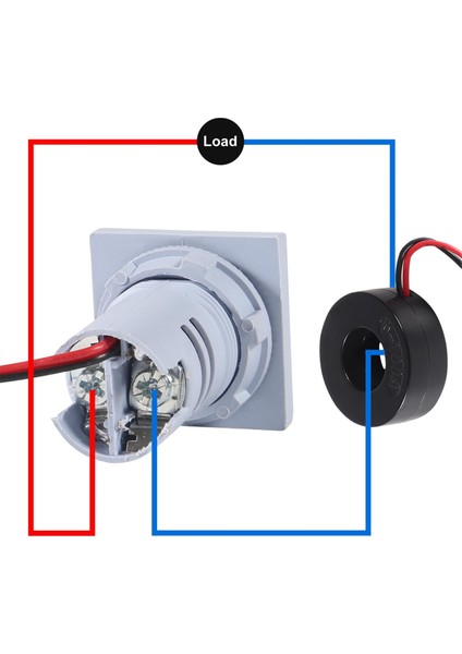 Adet 3'ü 1 Arada 60-500V 0-100A Ac Dijital Ampermetre Voltmetre (Yurt Dışından) fırsatları