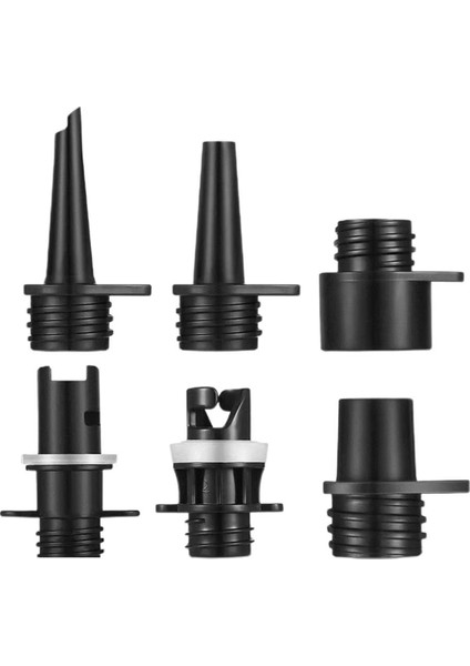 6 Adet Hava Valfi Adaptörü Şişme Bot Ayak Pompası Hr Hortum Adaptörü (Yurt Dışından)