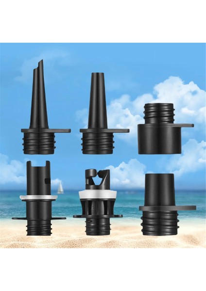 6 Adet Hava Valfi Adaptörü Şişme Bot Ayak Pompası Hr Hortum Adaptörü (Yurt Dışından) fiyatları