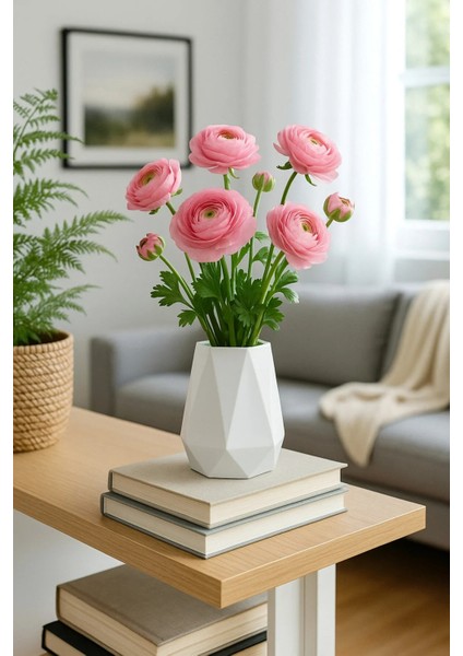 Minimalist Beton Seramik Mini Vazo – Modern Masaüstü Dekoru ve Çok Amaçlı Kullanım (10 cm ) fiyatları