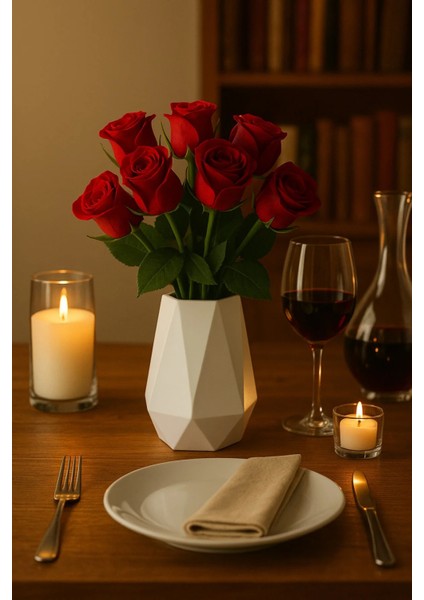 Minimalist Beton Seramik Mini Vazo – Modern Masaüstü Dekoru ve Çok Amaçlı Kullanım (10 cm ) fırsatları