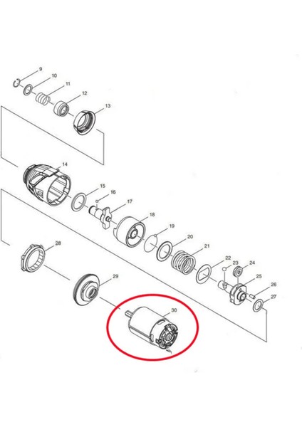 Makıta TD110D TD110 Matkap Sürücüsü Tornavida Için Dc 12V Rotor Motoru (Yurt Dışından) fırsatları