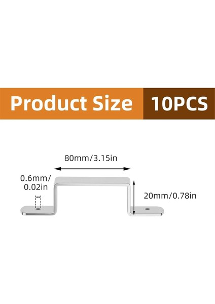 Çit Klipsleri 10 Parça Çit Destek Direği Klipsleri Donanım Onarım Aracı (Yurt Dışından) modelleri