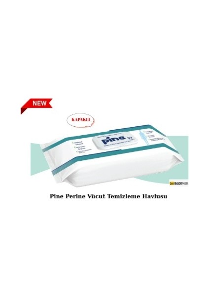 Kapaklı Perine ve Vücut Temizleme Mendili Alkolsüz 50'li 12 Adet fırsatları