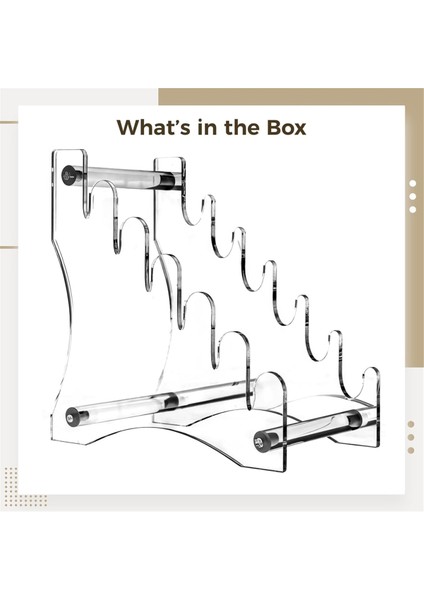 Akrilik Bıçak Sergileme Standı - 6 Katlı Çıkarılabilir Bıçak Rafı (Yurt Dışından) fiyatları