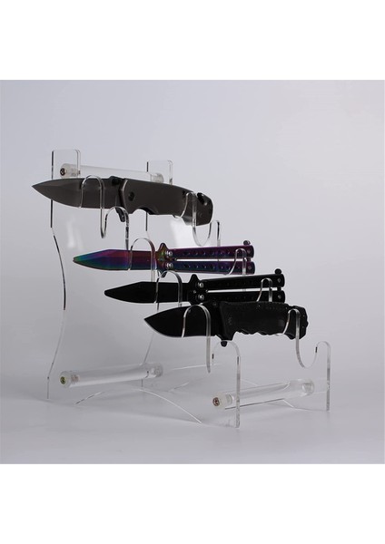 Akrilik Bıçak Sergileme Standı - 6 Katlı Çıkarılabilir Bıçak Rafı (Yurt Dışından) fırsatları