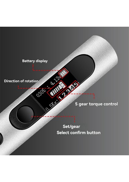 Çift Tork Ayar Fonksiyonlu Elektrikli Tornavida Seti Gümüş (Yurt Dışından) modelleri