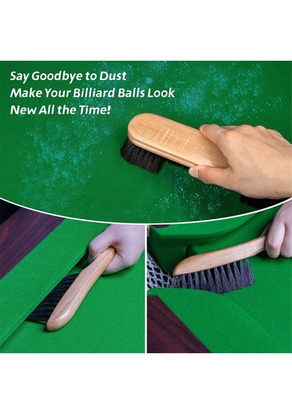 Bilardo Masası Fırça Seti Hafif Ahşap Saplı Temizleme Aleti Bilardo Masası Için Fırça ve Bıçak Fırçası (Yurt Dışından) modelleri