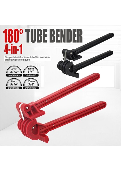Bakır Borular Için 180 Derece 4'ü 1 Arada Kombine Boru Bükme Makinesi Kırmızı (Yurt Dışından) indirimleri
