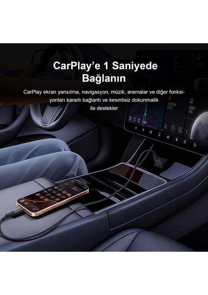 CTC60 Type-C’den Type-C’ye Manyetik Bağlantılı Şarj Kablosu 60W 1 Metre,veri ve Pd Kablosu, Ultra Hızlı Şarj, Android Için, Beyaz(1 Metre)