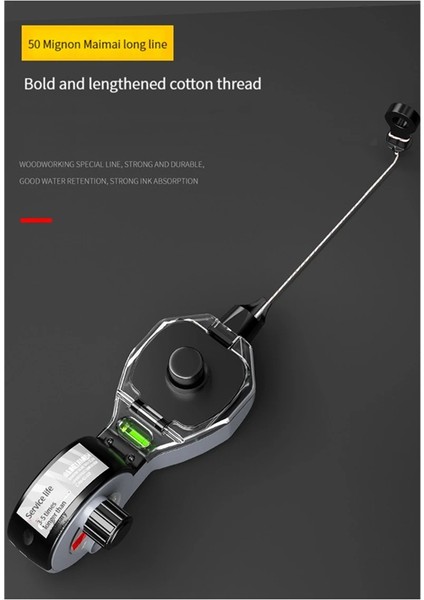 Ahşap Işleme Mürekkep Çeşmesi Otomatik Çizim Çizgi Işaretleyicisi Yapımı (Yurt Dışından) indirimleri